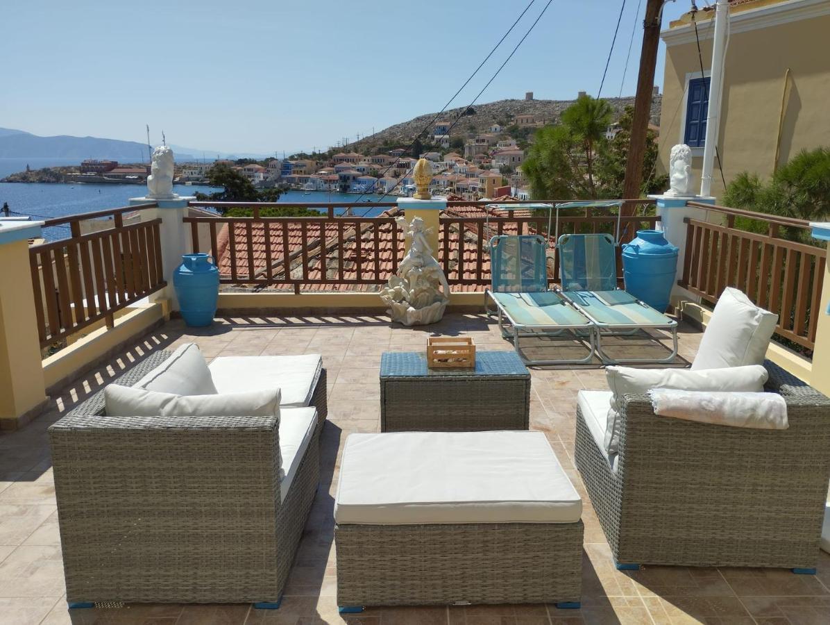 Villa Efraim Amalia Chalki Town Exterior photo