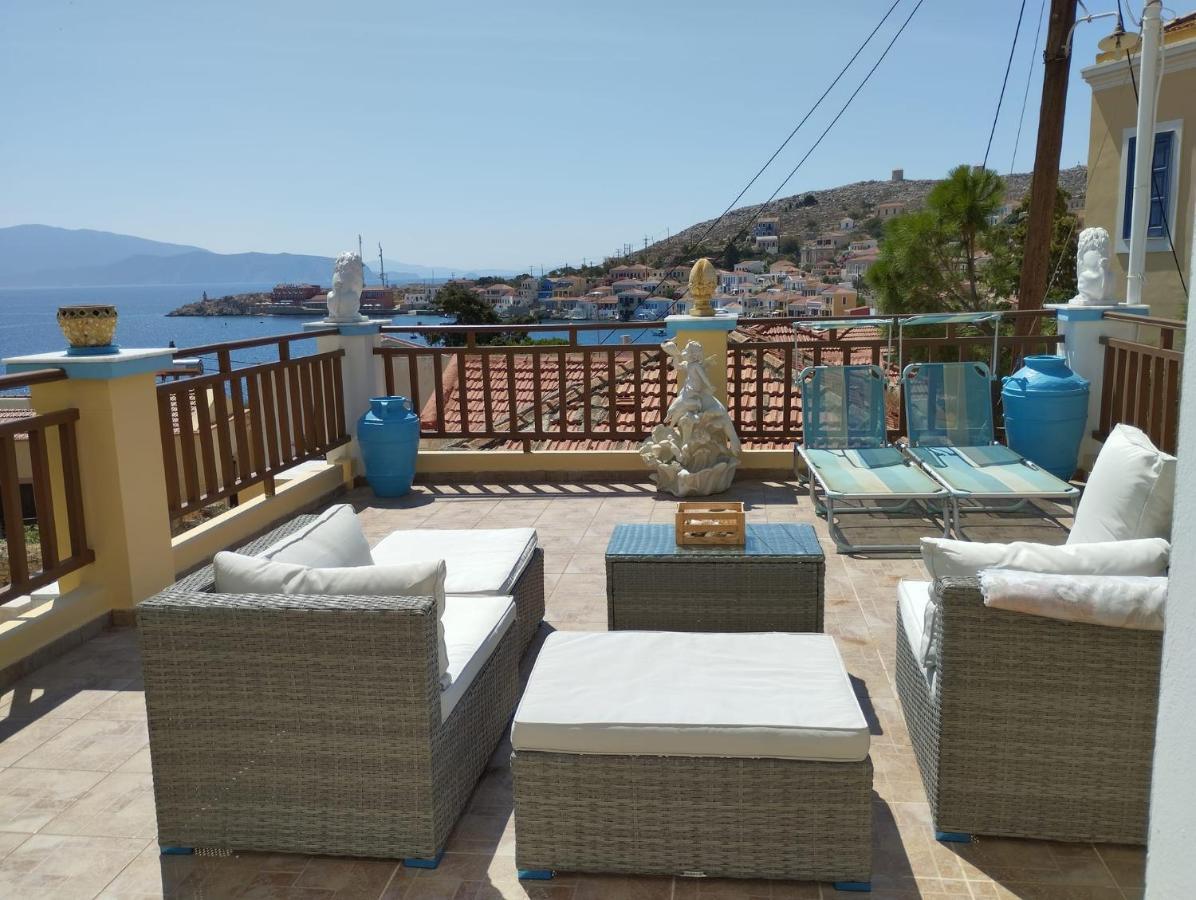 Villa Efraim Amalia Chalki Town Exterior photo