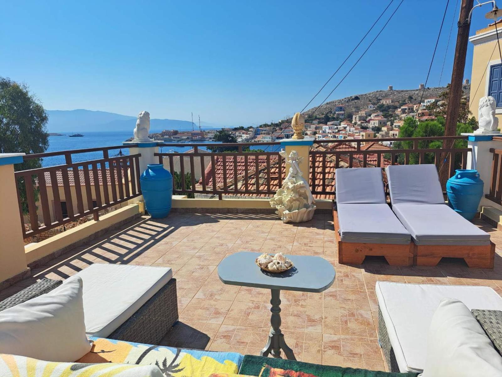 Villa Efraim Amalia Chalki Town Exterior photo